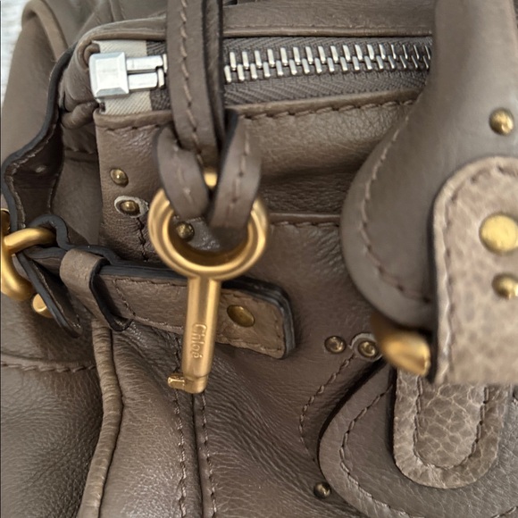 Beautiful taupe Chloe Paddington Handbag - Picture 4 of 10